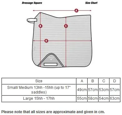 LeMieux Prosport Cotton Dressage Square Pad