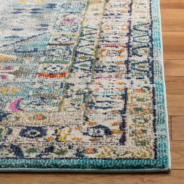 Safavieh Monaco Gulriz Boho Rug - Blue/Light Grey - 2&2x22 x 10&
