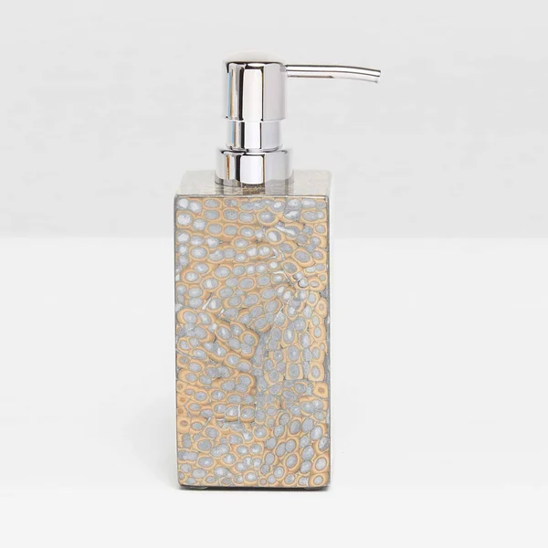 Pigeon and Poodle Callas Soap Pump - Square, Silver