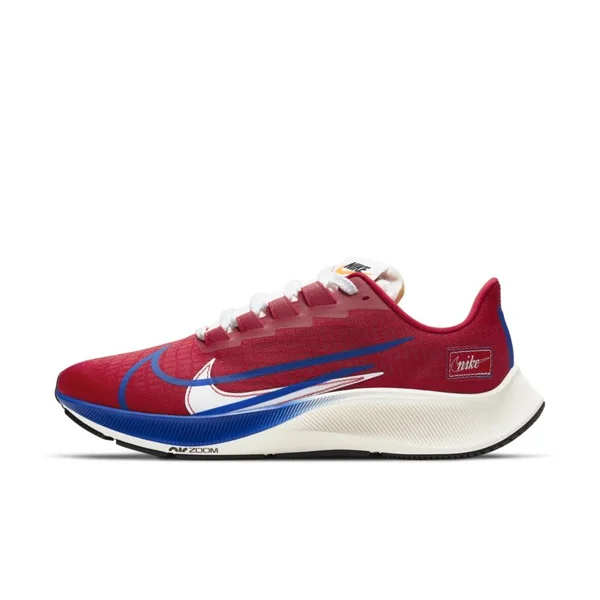 Nike Air Zoom Pegasus 37 Premium Men's Shoes Gym Red/Game Royal/White/Sail : 6.5 D - Medium