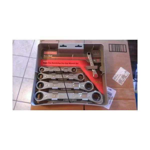 Craftsman Box End Ratcheting 5pc Metric Wrench Set 942170