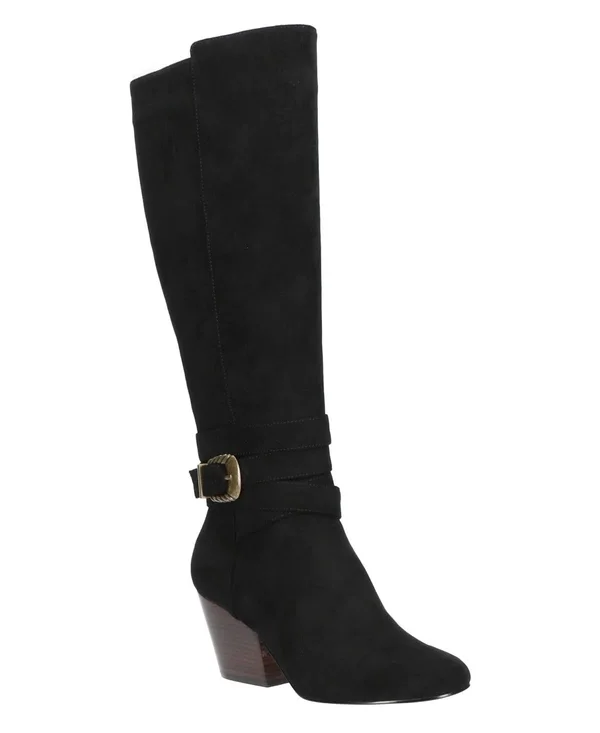 Bella Vita Cicely Tall Boots - Black Suede