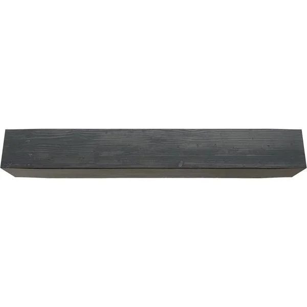 Ekena Millwork BMSD3C0120X040X144ES 12x22W x 4x22H x 12&L 3-Sided (U-beam) Sandblasted Endurathane Faux Wood Ceiling Beam - Aged