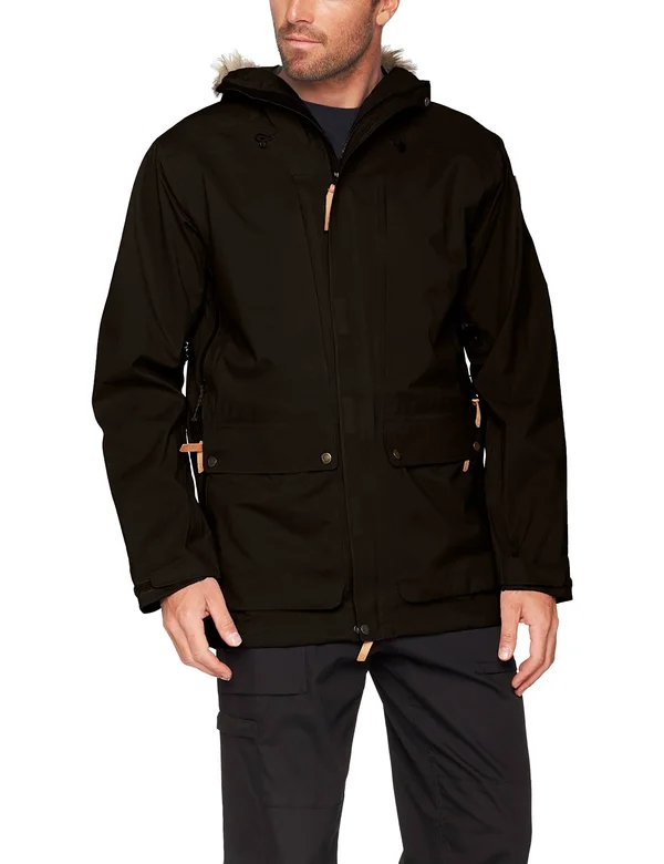 Fjallraven - Men's Keb Eco-Shell Parka - Black, Xs