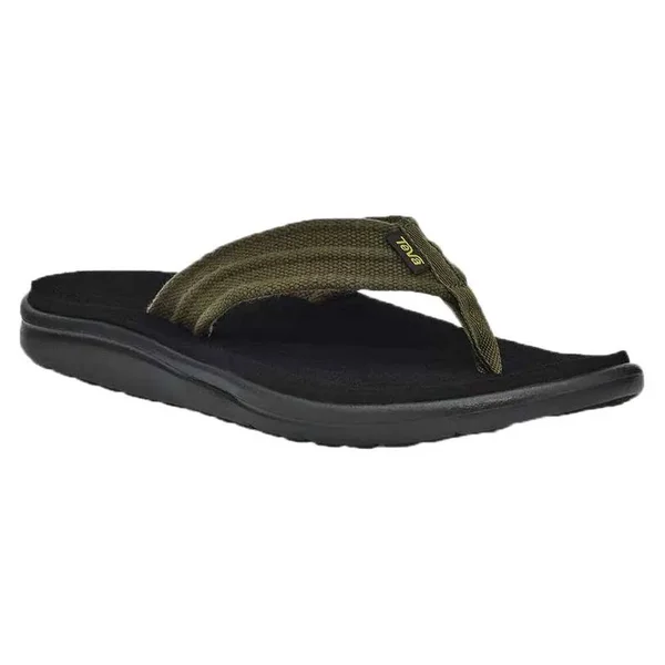 Teva Men's Voya Canvas Flip - Dark Olive - 13