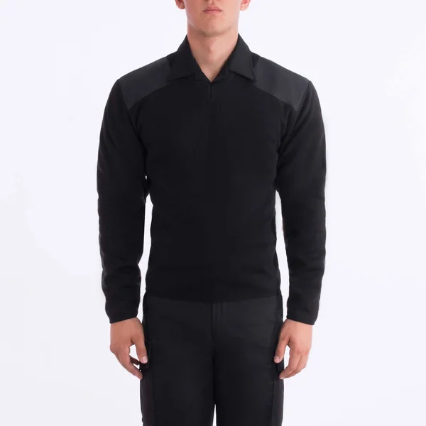 Blauer 225 Fleece-Lined V-Neck Sweater