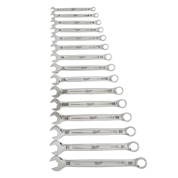Milwaukee 48-22-9515 - 15 Piece Combination Wrench Set Metric