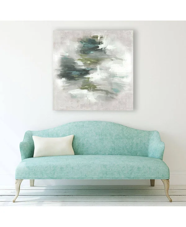 CLICART 20 in. x 20 in. Sunset Glow II by Pi Studio Wall Art, White/ Grey