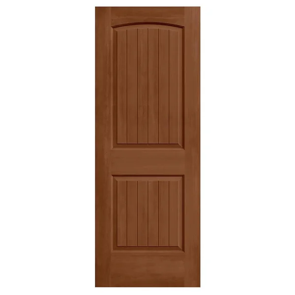 JELD-WEN 28 in. x 80 in. Santa Fe Hazelnut Stain Molded Composite MDF Interior Door Slab
