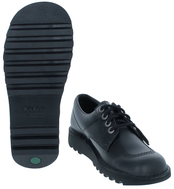 Kickers Kick Lo Shoes - Black