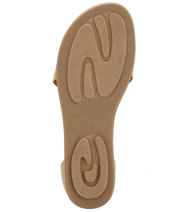 Gentle Souls by Kenneth Cole Women's Break Elastic Sandals - Black