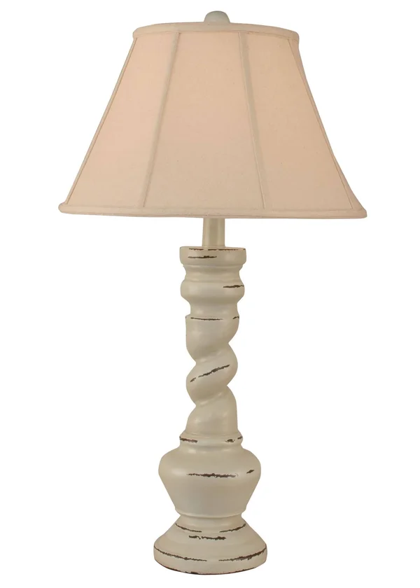 Distressed Summer Sorbet Country Twist Table Lamp
