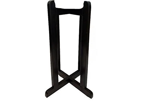 for Your Water 27x22 Natural Wood Painted Water Crock Dispenser Floor Stand - Black
