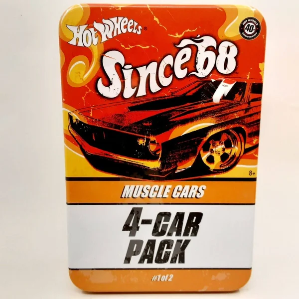 Hot Wheels Since 68 4-Car Pack in Collectors Tin