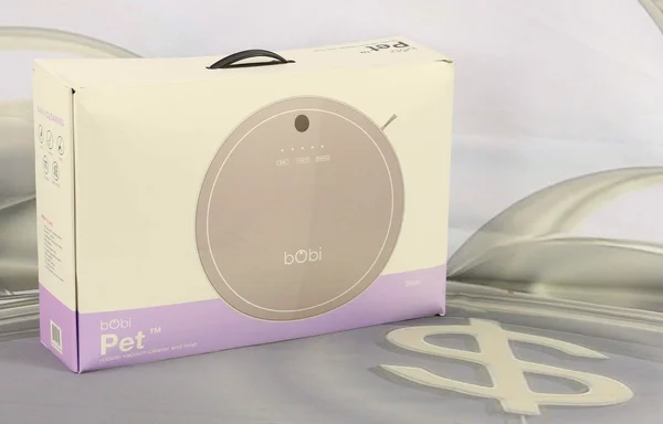 Bobi Pet Robotic Vacuum Cleaner~Silver~NW604001~HEPA~ bObsweep