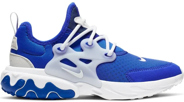Nike Boys React Presto Shoes Hyper Royal/White/Black/Volt Size 07.0
