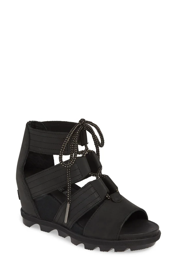 Sorel Joanie II Lace Sandal - Women's Black - 9.5