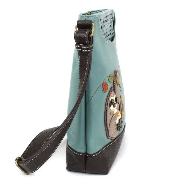 Chala Sloth Teal Messenger Bag
