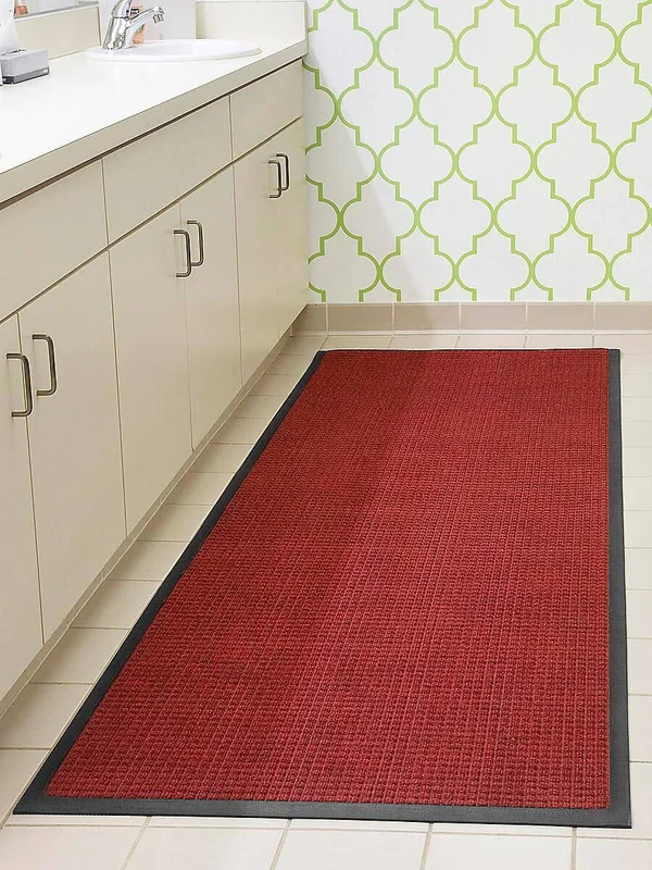 Waterhog Carpet Mat - 3 x 8&, Red/Black - H-1995R