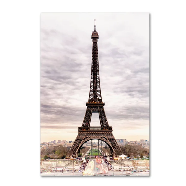 Trademark Fine Art The Eiffel Tower Canvas Art by Philippe Hugonnard, Size: 30 x 47