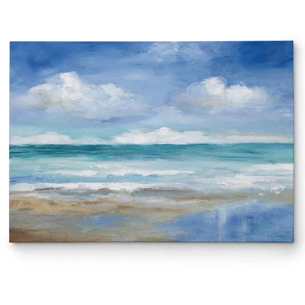 WexfordHome &Washy Coast II& by Nan Painting Print on Wrapped Canvas Size: 30x22 H x 40x22 W x 2x22 D