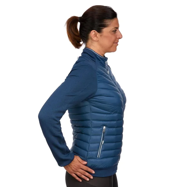 Wedze Women's 900 - Skiing 2nd Layer, Jacket in Dark Blue, Size Xs