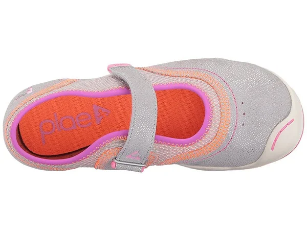 PLAE Emme Kids& Sneaker - Silver/Pink, 9