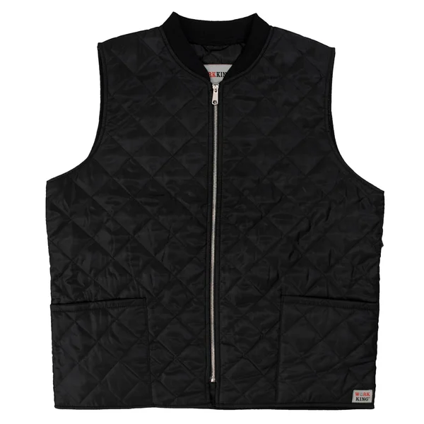 Work King Quilted Freezer Vest Black 2x