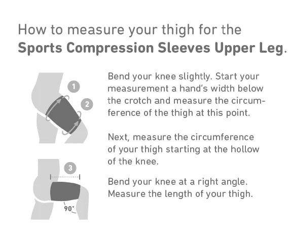 Bauerfeind Sports Compression Sleeve Upper Leg - Thigh Sleeve Compression for Runners - Hamstring Wrap for Groin Pain Relief