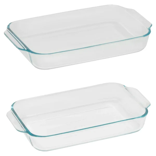 Pyrex 2 Piece Oblong Bakeware Value Pack 3 Quart Clear