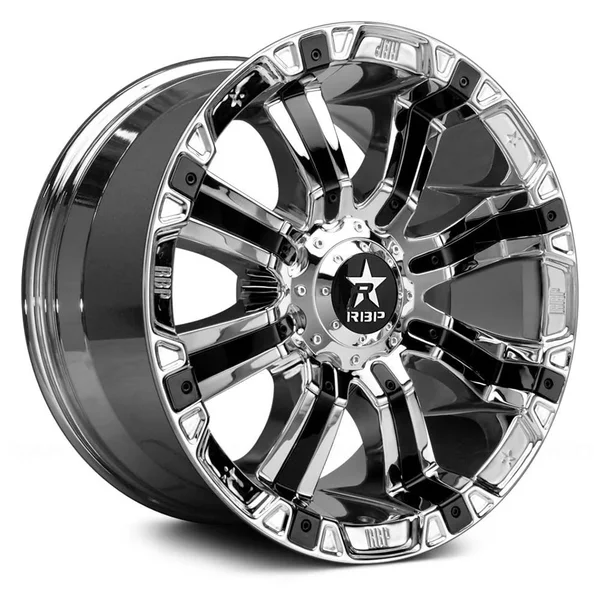 RBP 94R Chrome & Black Wheels in Chrome with Black Inserts