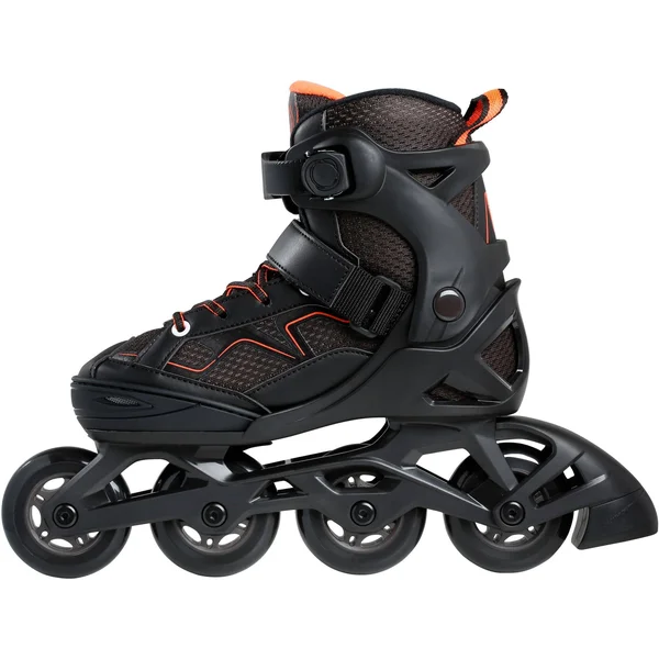Oxelo Kid's Fit 3 Inline Fitness Skates - 6 to 12 Years in Dark Blue, Size W5 - 7.5/M3.5 - 6