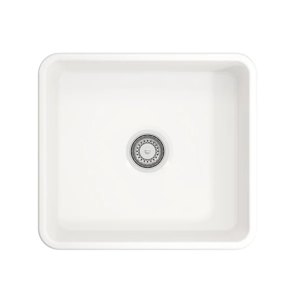 BOCCHI Classico 20x22 Farmhouse Apron Front Fireclay Single Bowl Kitchen Sink, Matte Black