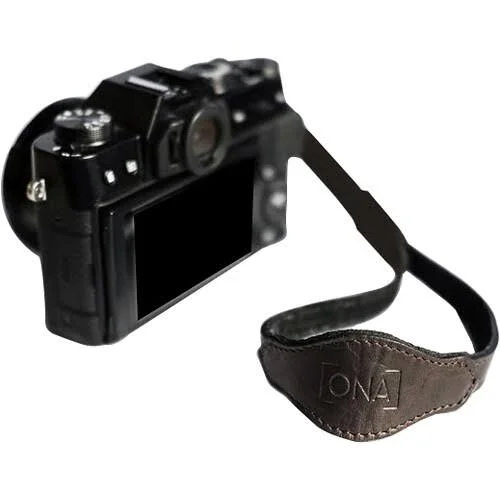 Ona The Kyoto Leather Camera Wrist Strap - Dark Truffle