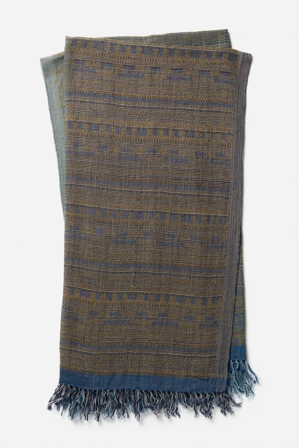 Ed Ellen DeGeneres Crafted by Loloi Toluca Throw Blanket Blue/Grey