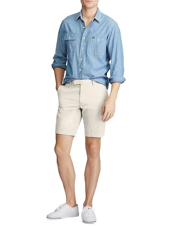 Polo Ralph Lauren Men's Better Slim-Fit Chino Shorts - Khaki - Size 42