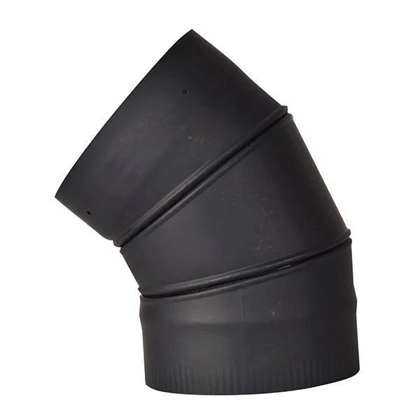 Copperfield 3602527 7'' Ventis Stove Pipe with 45 Degree Fixed Elbow