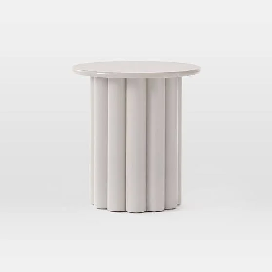 West Elm Hera Side Table, Semi-Circle