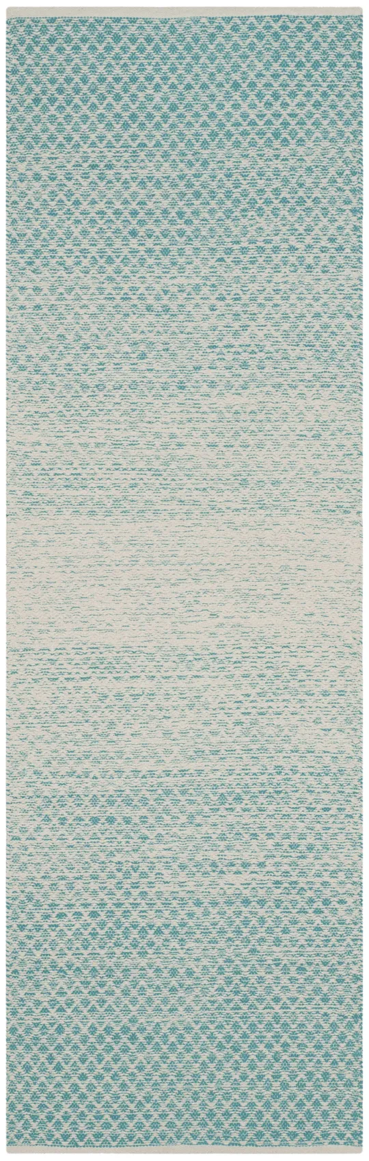Safavieh Montauk MTK601E Turquoise - Ivory 4& x 6& Area Rug