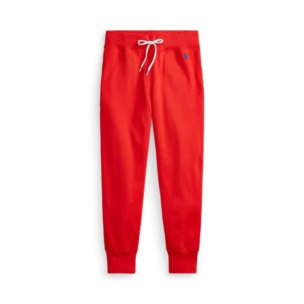 Ralph Lauren Women's Fleece Sweatpant - Size L in Bright Hibiscus