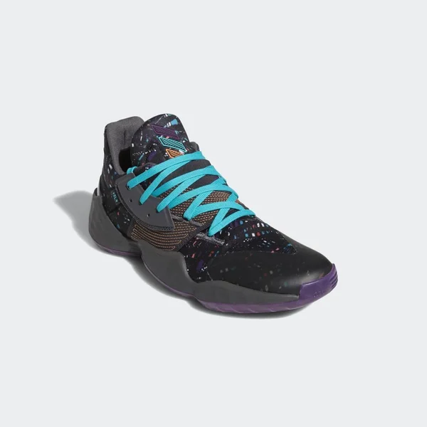 Adidas Harden Vol. 4 Basketball Shoes, Men's, Size: Small, Black