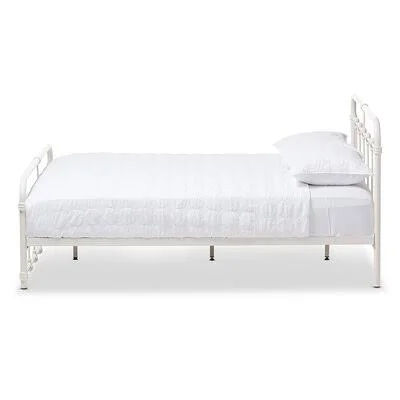 Lucrezia Platform Bed Andover Mills Color: White - Size: Twin