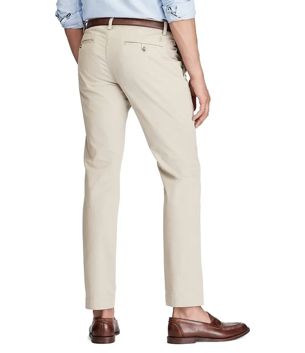 Polo Ralph Lauren Men's Slim-Fit Stretch Chino Pants - Pure White