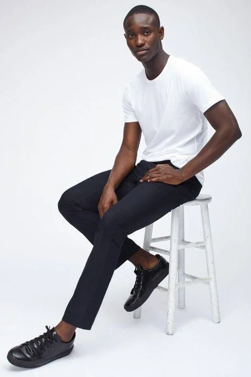 Tech 5-Pocket Pants Slim for Men by Bonobos - Black - 36 x 34