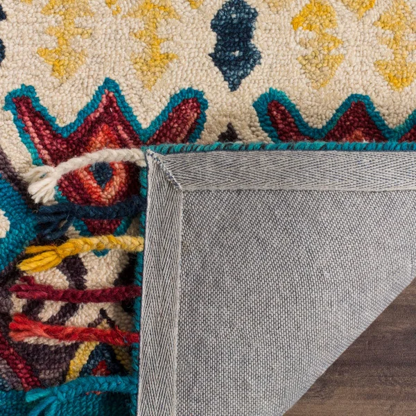 Safavieh Aspen Blue/Red 2 ft. x 9 ft. Runner Rug