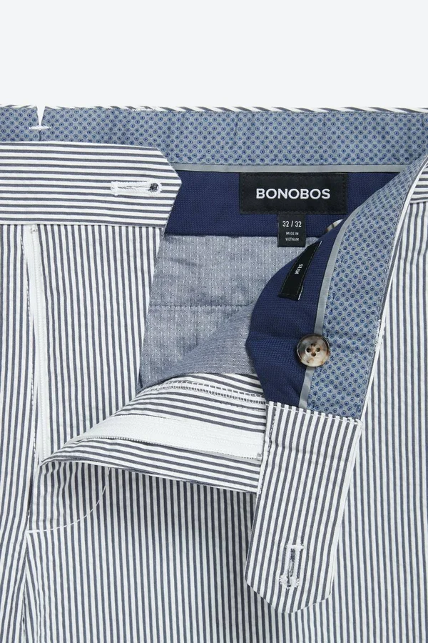Bonobos Italian Lightweight Dress Pants - Blue - Casual Pants