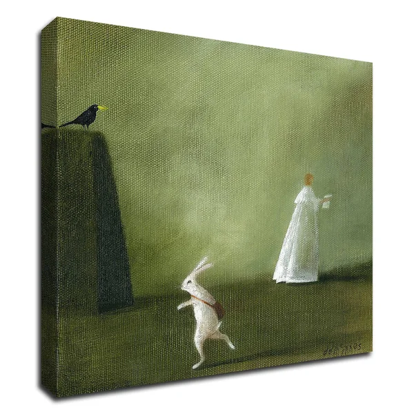 24x22 x 24x22 The Ghost Letter by DD McInnes Print on Canvas