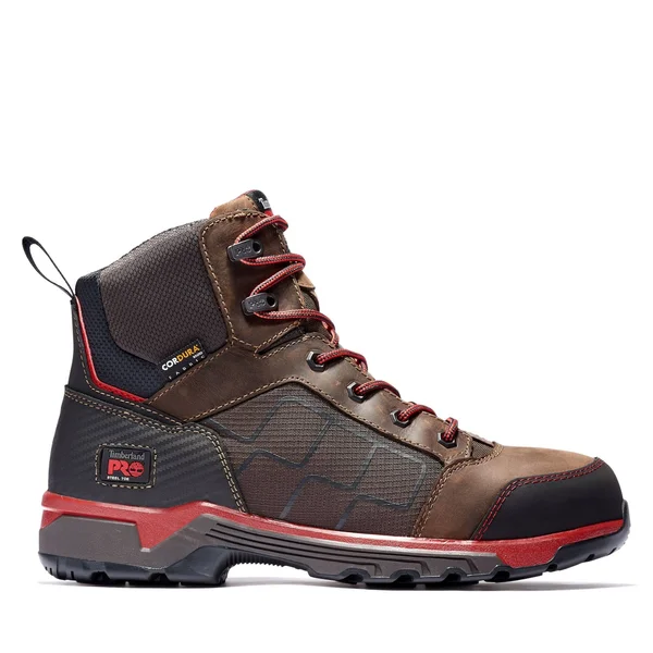 Timberland Pro Men's Payload 6-Inch Steel-Toe Work Boots - Brown, 8.5W