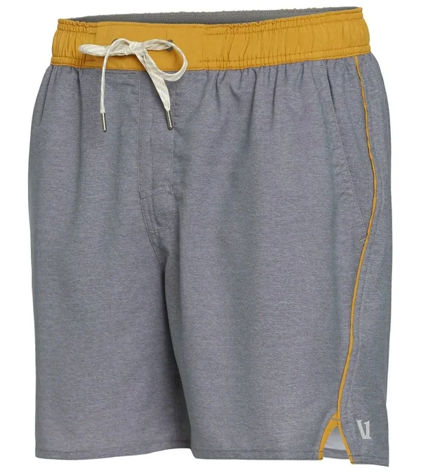 Vuori Trail Running Short Men's, Charcoal Heather Texture, M