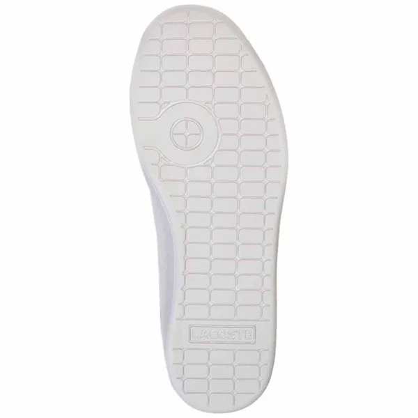 Lacoste Junior Carnaby Evo Bl 2 White/Pink Synthetic Trainers Shoes